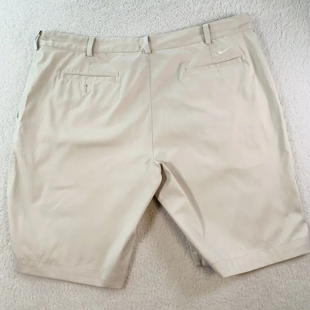 NikeGolf Mens Size‎ 40 Shorts Dri Fit Style FA1204HKC Polyester Tan